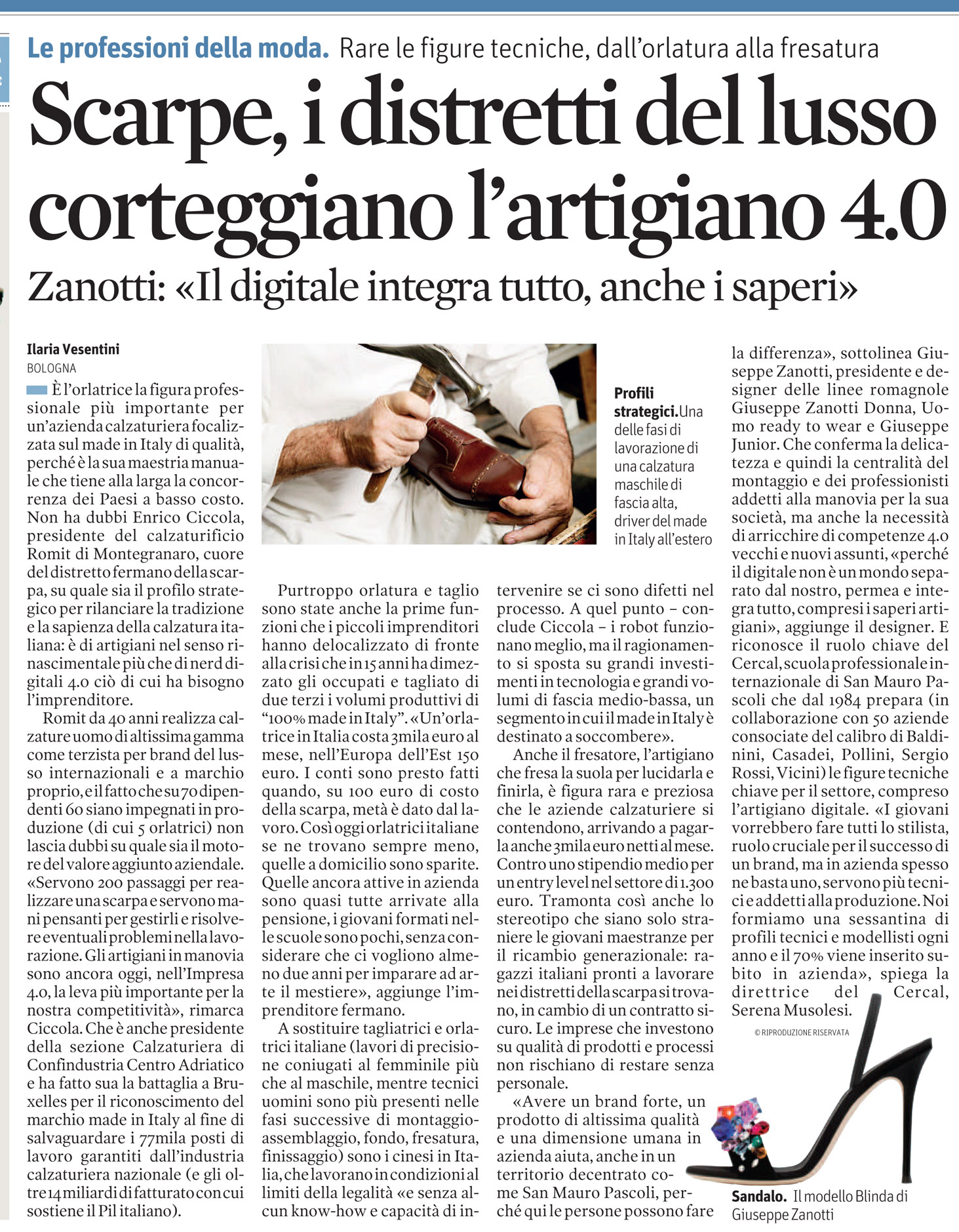 Articolo Sole 24 Ore